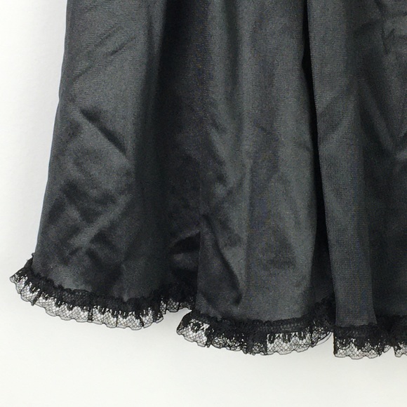 Vintage FRENCH MAID Half Slip black lace - Picture 5 of 14
